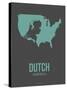 Dutch America Poster 2-NaxArt-Stretched Canvas
