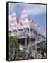 Dutch Architecture of Oranjestad Shops, Aruba, Caribbean-Lisa S^ Engelbrecht-Framed Stretched Canvas