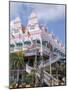 Dutch Architecture of Oranjestad Shops, Aruba, Caribbean-Lisa S^ Engelbrecht-Mounted Photographic Print