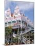 Dutch Architecture of Oranjestad Shops, Aruba, Caribbean-Lisa S^ Engelbrecht-Mounted Photographic Print