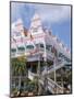 Dutch Architecture of Oranjestad Shops, Aruba, Caribbean-Lisa S^ Engelbrecht-Mounted Photographic Print