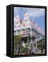 Dutch Architecture of Oranjestad Shops, Aruba, Caribbean-Lisa S^ Engelbrecht-Framed Stretched Canvas