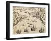 Dutch Arriving at Madura Island, Java, Engraving from Work India Orientalis-Theodor de Bry-Framed Giclee Print