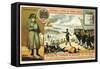 Dutch-Belgian Troops at the Battle of Waterloo, 1815-null-Framed Stretched Canvas
