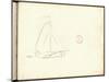 Dutch Boat (Pencil on Paper)-Claude Monet-Mounted Giclee Print