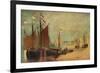 'Dutch Boats off Yarmouth, Prizes during the War', c1823 (1934)-John Sell Cotman-Framed Giclee Print