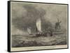 Dutch Boats on the Maas, Running for Rotterdam-Walter William May-Framed Stretched Canvas