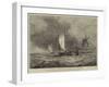 Dutch Boats on the Maas, Running for Rotterdam-Walter William May-Framed Giclee Print