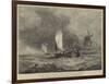 Dutch Boats on the Maas, Running for Rotterdam-Walter William May-Framed Giclee Print