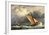 Dutch Cargo Boats in Rough Sea-Edward William Cooke-Framed Giclee Print