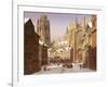 Dutch Cathedral Town-Heinrich Hansen-Framed Giclee Print