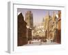 Dutch Cathedral Town-Heinrich Hansen-Framed Giclee Print