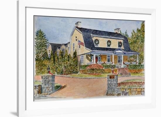 Dutch Colonial watercolor-Anthony Butera-Framed Giclee Print