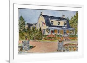 Dutch Colonial watercolor-Anthony Butera-Framed Giclee Print