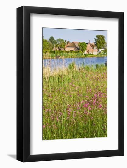 Dutch Country Landscape with Farm in Spring-Colette2-Framed Photographic Print