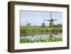 Dutch Country Landscape with Windmills in Spring-Colette2-Framed Photographic Print