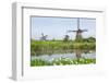 Dutch Country Landscape with Windmills in Spring-Colette2-Framed Photographic Print