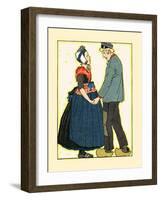 Dutch Couple-Maud & Miska Petersham-Framed Art Print