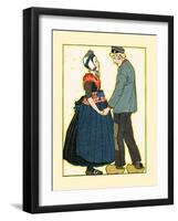 Dutch Couple-Maud & Miska Petersham-Framed Art Print