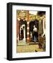 Dutch Courtyard of a House in Delft-Pieter de Hooch-Framed Giclee Print