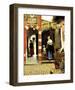 Dutch Courtyard of a House in Delft-Pieter de Hooch-Framed Giclee Print