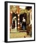 Dutch Courtyard of a House in Delft-Pieter de Hooch-Framed Giclee Print