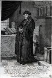 Desiderius Erasmus, 'Restorer of the Latin Language' (Engraving)-Dutch-Giclee Print