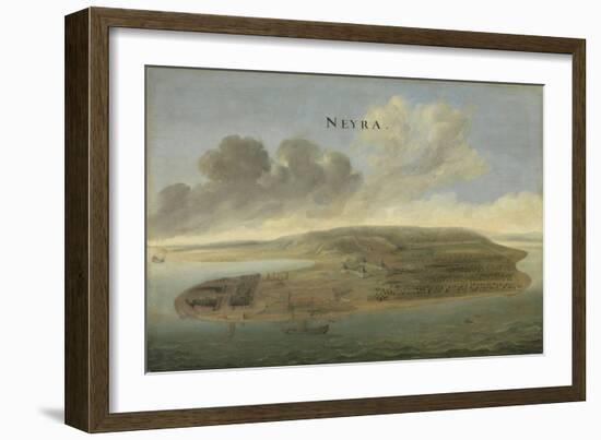 Dutch East India Company Trading Post of Banda Neira in the Southern Moluccas, C.1662-3-David Vinckboons-Framed Giclee Print