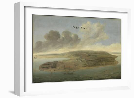 Dutch East India Company Trading Post of Banda Neira in the Southern Moluccas, C.1662-3-David Vinckboons-Framed Giclee Print