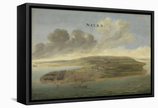 Dutch East India Company Trading Post of Banda Neira in the Southern Moluccas, C.1662-3-David Vinckboons-Framed Stretched Canvas