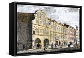 Dutch East India Company Warehouses in Amsterdam, c.1600 or 1700-null-Framed Stretched Canvas