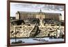 Dutch East India House in Amsterdam, Showing Warehouses and Shipyard-null-Framed Giclee Print