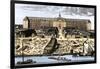 Dutch East India House in Amsterdam, Showing Warehouses and Shipyard-null-Framed Giclee Print