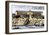 Dutch East India House in Amsterdam, Showing Warehouses and Shipyard-null-Framed Giclee Print