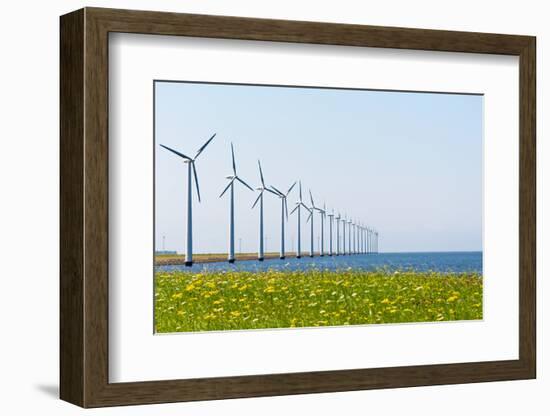 Dutch Energy Windmills-Twin design-Framed Photographic Print