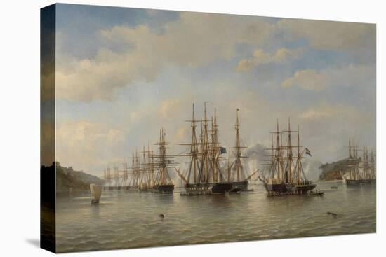 Dutch, English, French and American Squadrons in Japanese Waters-Heemskerck van-Stretched Canvas