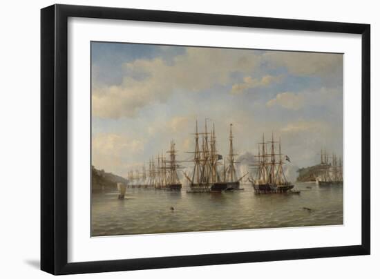 Dutch, English, French and American Squadrons in Japanese Waters-Heemskerck van-Framed Art Print