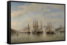 Dutch, English, French and American Squadrons in Japanese Waters-Heemskerck van-Framed Stretched Canvas