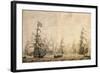 Dutch Fleet, 1672-William Affleck-Framed Giclee Print