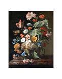 Balthasar van der Ast, Flowers in a Vase with Shells and Insects-Dutch Florals-Art Print