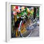 Dutch Flower-Power Bike-Magda Indigo-Framed Photographic Print