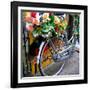 Dutch Flower-Power Bike-Magda Indigo-Framed Photographic Print