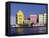 Dutch Gable Architecture of Willemstad, Curacao, Caribbean-Greg Johnston-Framed Stretched Canvas