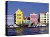 Dutch Gable Architecture of Willemstad, Curacao, Caribbean-Greg Johnston-Stretched Canvas