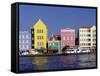 Dutch Gable Architecture of Willemstad, Curacao, Caribbean-Greg Johnston-Framed Stretched Canvas