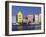 Dutch Gable Architecture of Willemstad, Curacao, Caribbean-Greg Johnston-Framed Premium Photographic Print