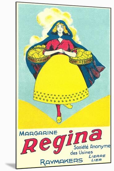 Dutch Girl Margarine Advertisement-null-Mounted Art Print