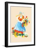 Dutch Girl-null-Framed Art Print