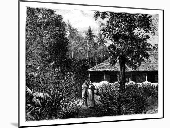 Dutch House in Ternate, Indonesia, 19th Century-Mesples-Mounted Giclee Print