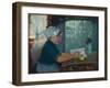 Dutch Interior, 1890 (Oil on Canvas)-Edward Henry Potthast-Framed Giclee Print